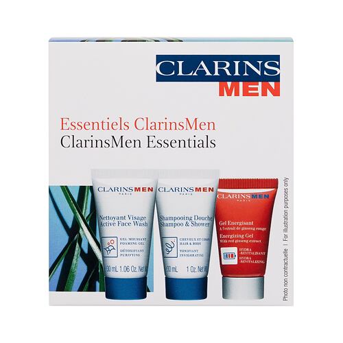 Čisticí gel Clarins Men Essentials 30 ml Kazeta