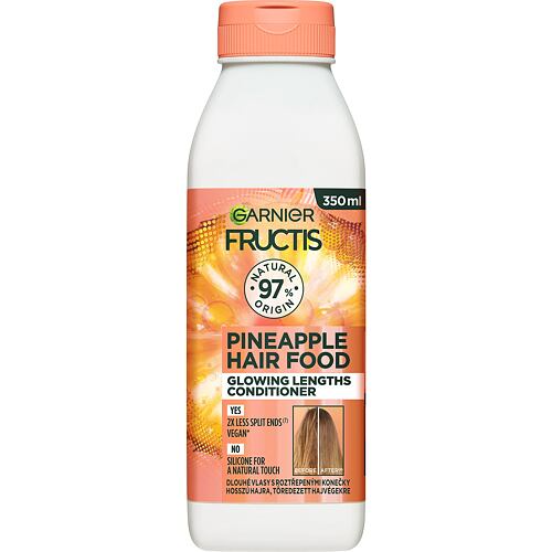 Kondicionér Garnier Fructis Hair Food Pineapple Glowing Lengths Conditioner 350 ml