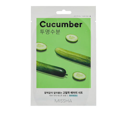Pleťová maska Missha Airy Fit Sheet Mask Cucumber 19 g