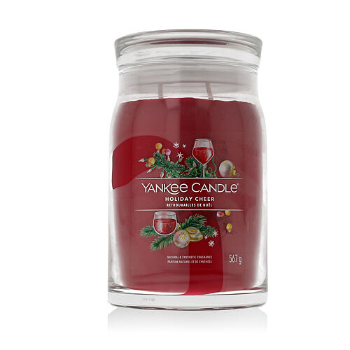Vonná svíčka Yankee Candle Signature Holiday Cheer 567 g