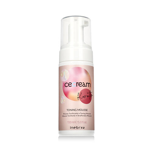 Bezoplachová péče Inebrya Ice Cream Keratin Toning Mousse 150 ml