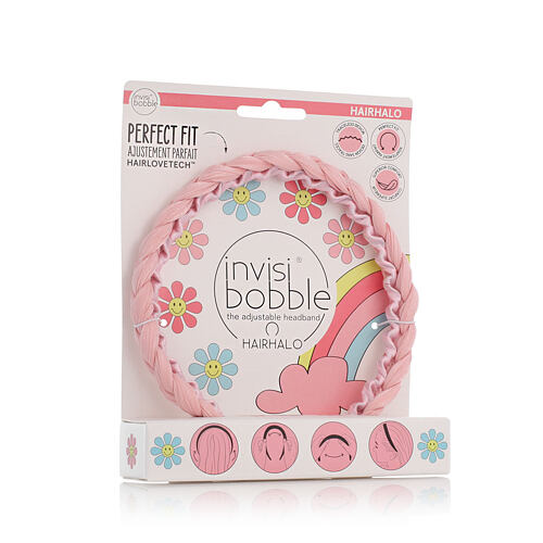 Gumička na vlasy Invisibobble Retro Dreamin' Hairhalo 1 ks Eat, Pink, and be Merry