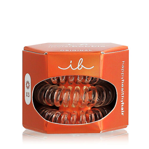 Gumička na vlasy Invisibobble Premium Original 3 ks Crystal Clear - průhledná