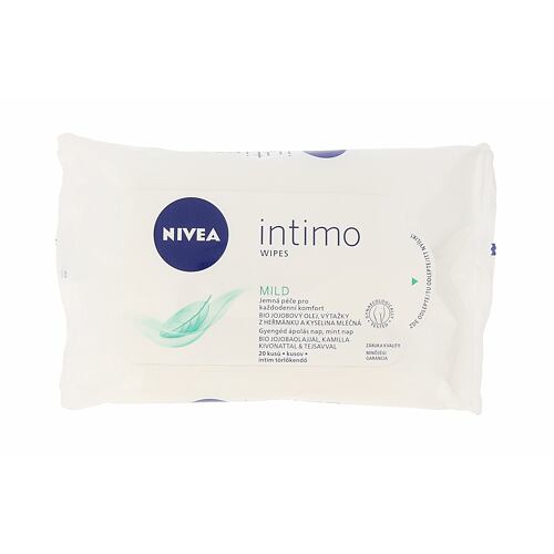 Intimní hygiena Nivea Intimo Mild Cleansing Wipes 20 ks