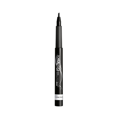 Oční linka Rimmel London Scandaleyes Thick & Thin 1,1 ml 001 Black poškozený flakon