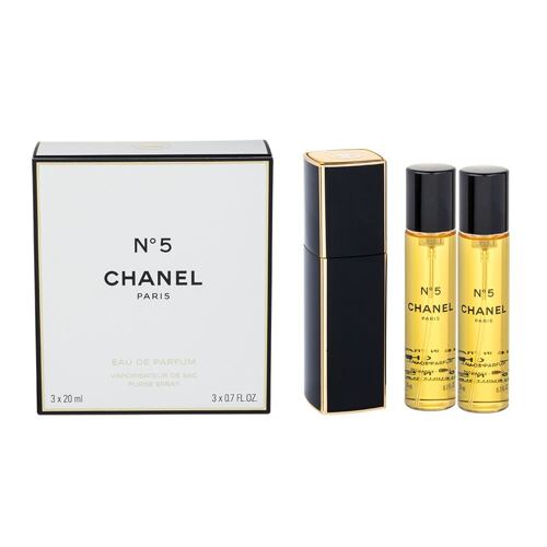 Parfémovaná voda Chanel No.5 Twist and Spray 3x 20 ml 20 ml