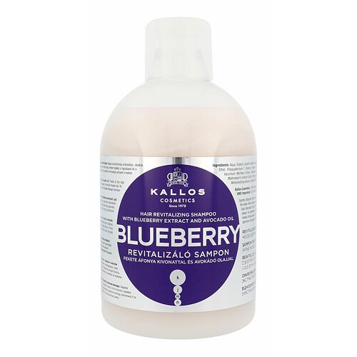 Šampon Kallos Cosmetics Blueberry 1000 ml