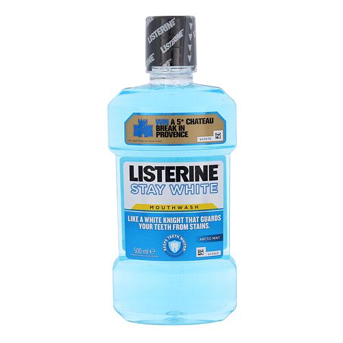 Ústní voda Listerine Stay White Mouthwash 500 ml