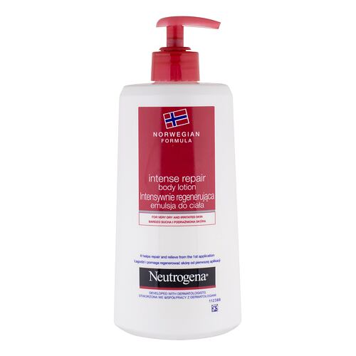 Tělové mléko Neutrogena Norwegian Formula Intense Repair 400 ml poškozený flakon