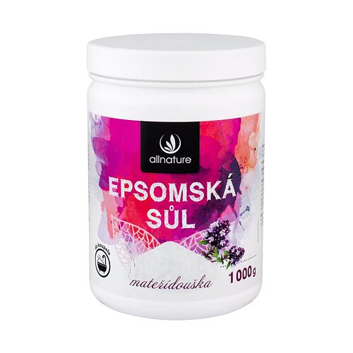 Koupelová sůl Allnature Epsom Salt Thyme 1000 g