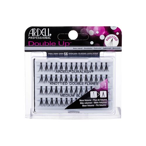 Umělé řasy Ardell Double Up  Duralash Knotted Double Flares 56 ks Medium Black