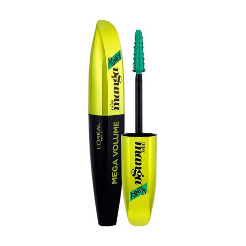 Řasenka L'Oréal Paris Mega Volume Miss Manga Punky 8 ml Green