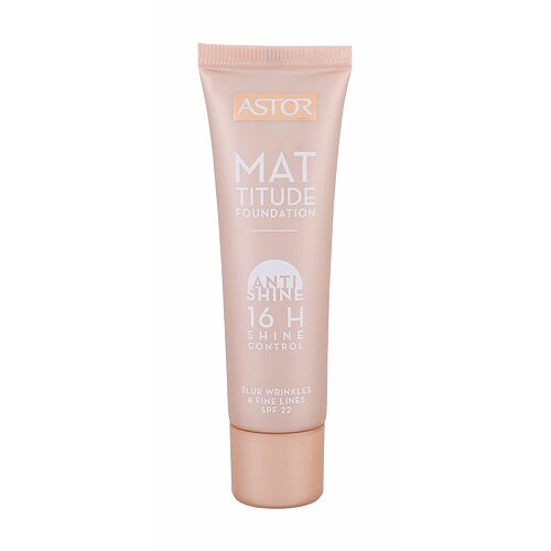 Make-up ASTOR Mattitude Anti Shine Foundation SPF22 30 ml 400 Amber