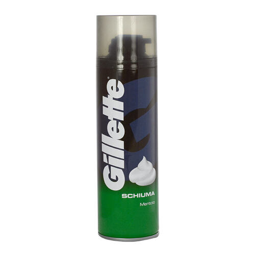 Pěna na holení Gillette Shave Foam Menthol 300 ml poškozený flakon