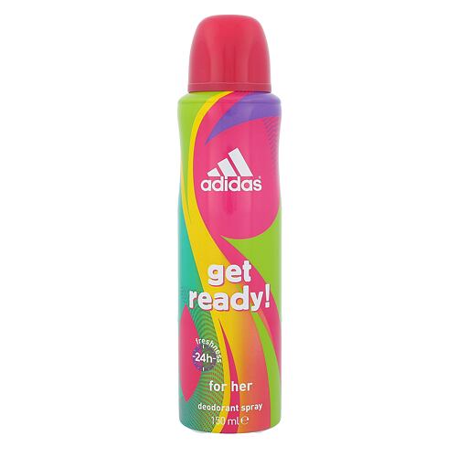 Deodorant Adidas Get Ready! For Her 150 ml poškozený flakon