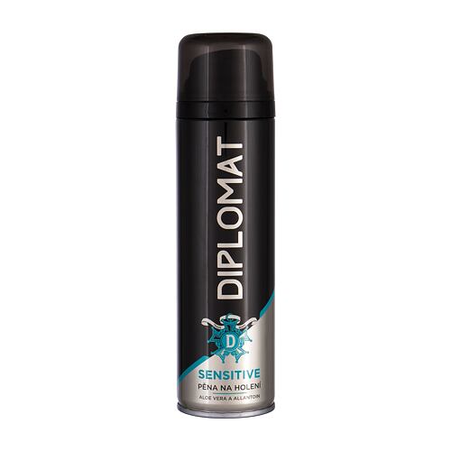 Pěna na holení Diplomat Sensitive 250 ml poškozený flakon