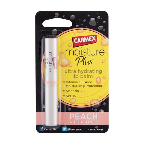 Balzám na rty Carmex Moisture Plus SPF15 2 g Peach