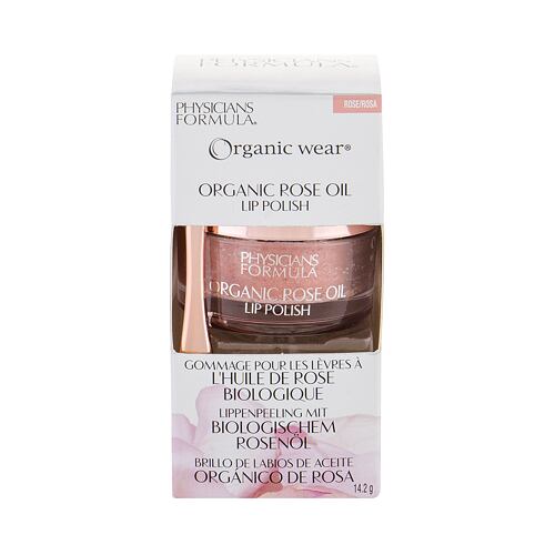 Peeling Physicians Formula Organic Wear Organic Rose Oil Lip Polish 14,2 g Rose poškozená krabička