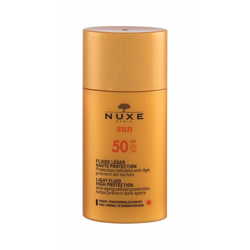 Opalovací přípravek na obličej NUXE Sun Light Fluid SPF50 50 ml