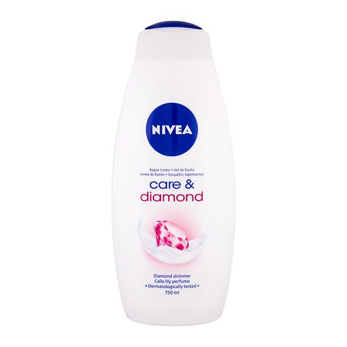 Sprchový krém Nivea Care & Diamond 750 ml poškozený flakon