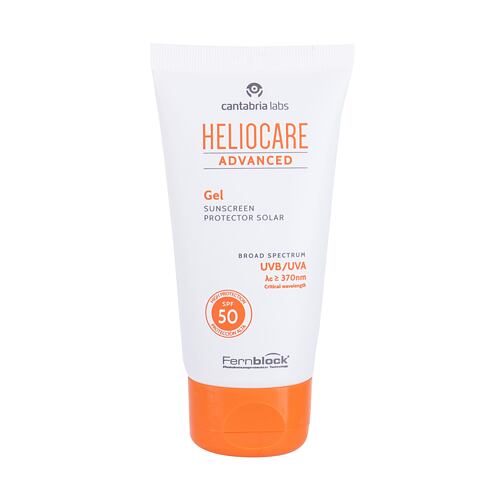 Opalovací přípravek na obličej Heliocare Advanced Gel SPF50 50 ml poškozená krabička