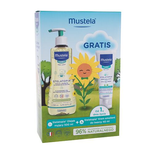 Sprchový olej Mustela Bébé Stelatopia 500 ml Kazeta