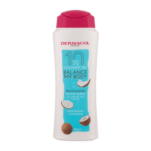 Tělové mléko Dermacol Balance My Body Coconut Oil 400 ml
