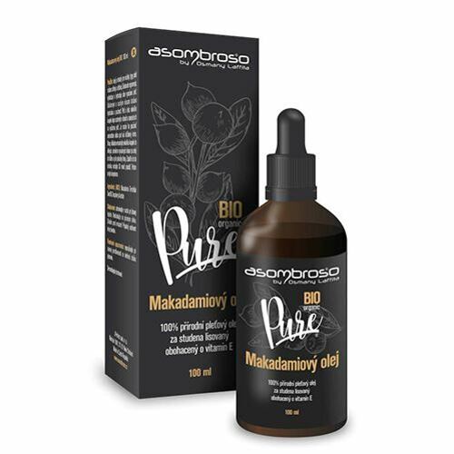 Tělový olej Asombroso Pure BIO Macadamia Oil 100 ml