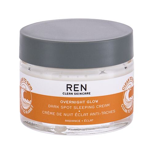 Noční pleťový krém REN Clean Skincare Radiance Overnight Glow 50 ml poškozená krabička