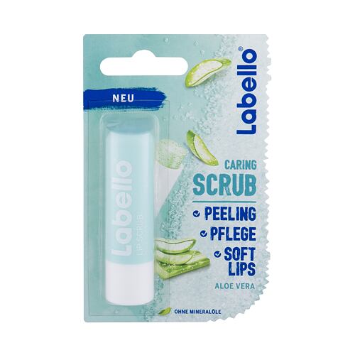 Balzám na rty Labello Aloe Vera Lip Scrub 5,5 ml poškozený obal