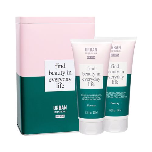 Sprchový gel Pupa Urban Inspiration Flowery 200 ml poškozená krabička Kazeta