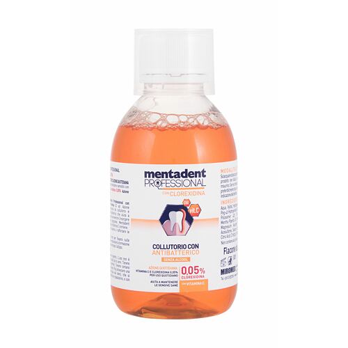 Ústní voda Mentadent Professional Clorexidina 0,05% Vitamin C 200 ml