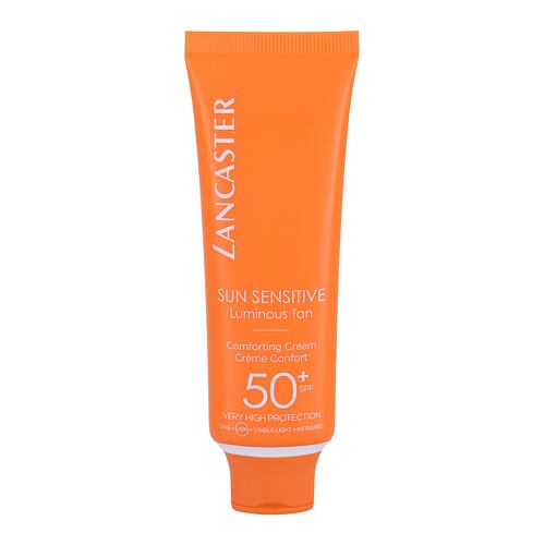 Opalovací přípravek na obličej Lancaster Sun Sensitive Comforting Cream SPF50+ 50 ml poškozená krabička