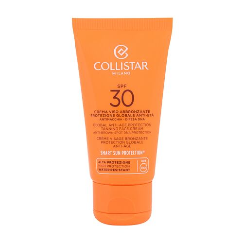 Opalovací přípravek na obličej Collistar Special Perfect Tan Global Anti-Age Protection Tanning Face Cream 50 ml poškozená krabička