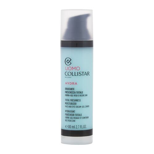 Denní pleťový krém Collistar Uomo Total Freshness Moisturizer Face and Eye Cream-Gel 80 ml poškozená krabička