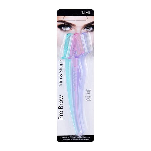 Péče o řasy a obočí Ardell Pro Brow Trim & Shape 3 ks poškozený obal