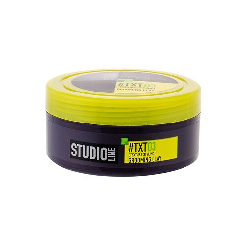 Vosk na vlasy L'Oréal Paris Studio Line TXT 03 Grooming Clay 75 ml poškozená krabička