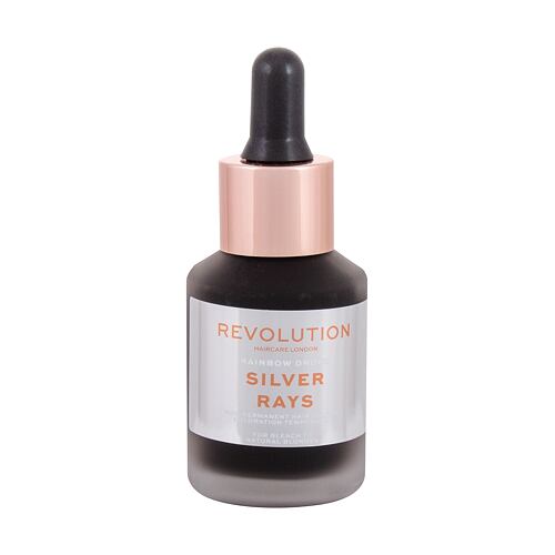 Barva na vlasy Revolution Haircare London Rainbow Drops 30 ml Silver Rays poškozená krabička