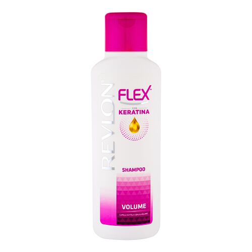 Šampon Revlon Flex Keratin Volumising 400 ml poškozený flakon