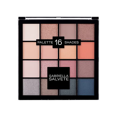 Oční stín Gabriella Salvete Palette 16 Shades 20,8 g 01 Gold