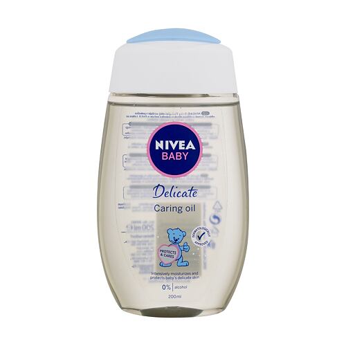 Tělový olej Nivea Baby Delicate Caring Oil 200 ml
