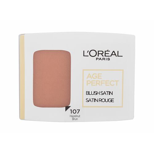 Tvářenka L'Oréal Paris Age Perfect Blush Satin 5 g 107 Hazelnut