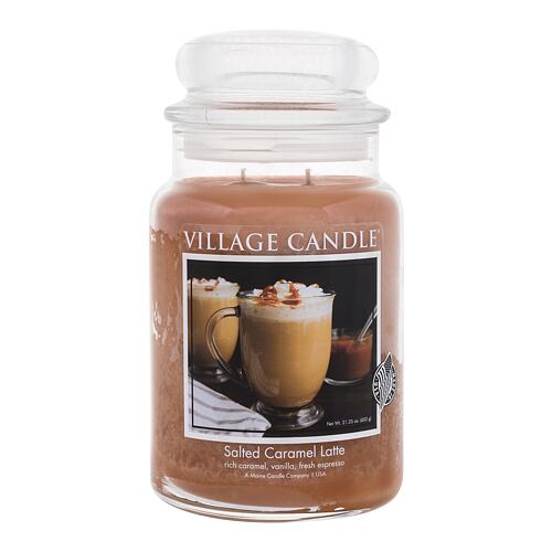 Vonná svíčka Village Candle Salted Caramel Latte 602 g