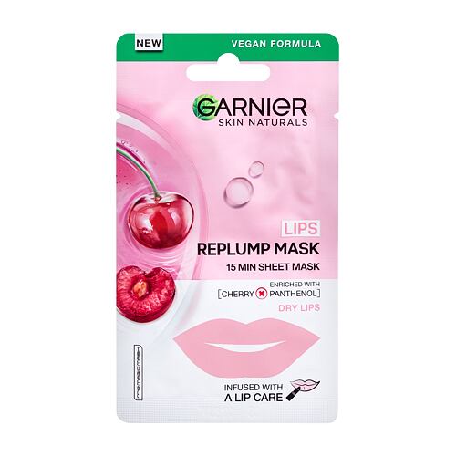 Pleťová maska Garnier Skin Naturals Lips Replump Mask 5 g