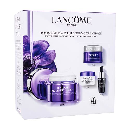 Denní pleťový krém Lancôme Rénergie Multi-Lift Ultra Triple Anti-Aging Efficacy Skincare Program 50 ml Kazeta
