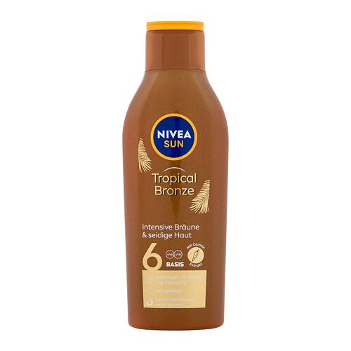 Opalovací přípravek na tělo Nivea Sun Tropical Bronze Milk SPF6 200 ml