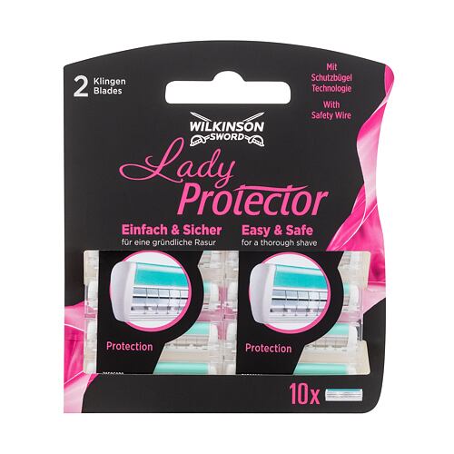 Náhradní břit Wilkinson Sword Lady Protector 10 ks poškozená krabička