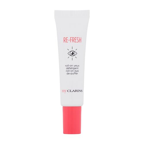 Oční gel Clarins Re-Fresh Roll-On Eye De-Puffer 15 ml