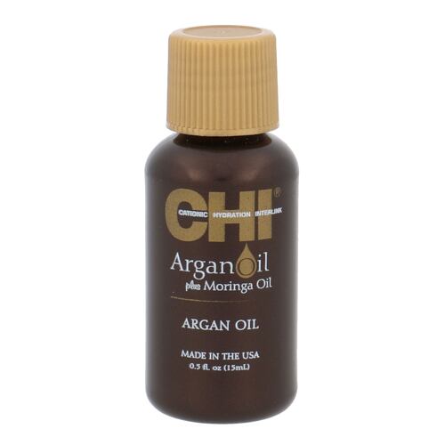 Olej na vlasy Farouk Systems CHI Argan Oil Plus Moringa Oil 15 ml poškozená krabička