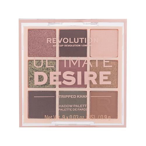 Oční stín Makeup Revolution London Ultimate Desire 8,1 g Stripped Khaki